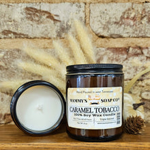 Load image into Gallery viewer, Caramel Tobacco Soy Candle
