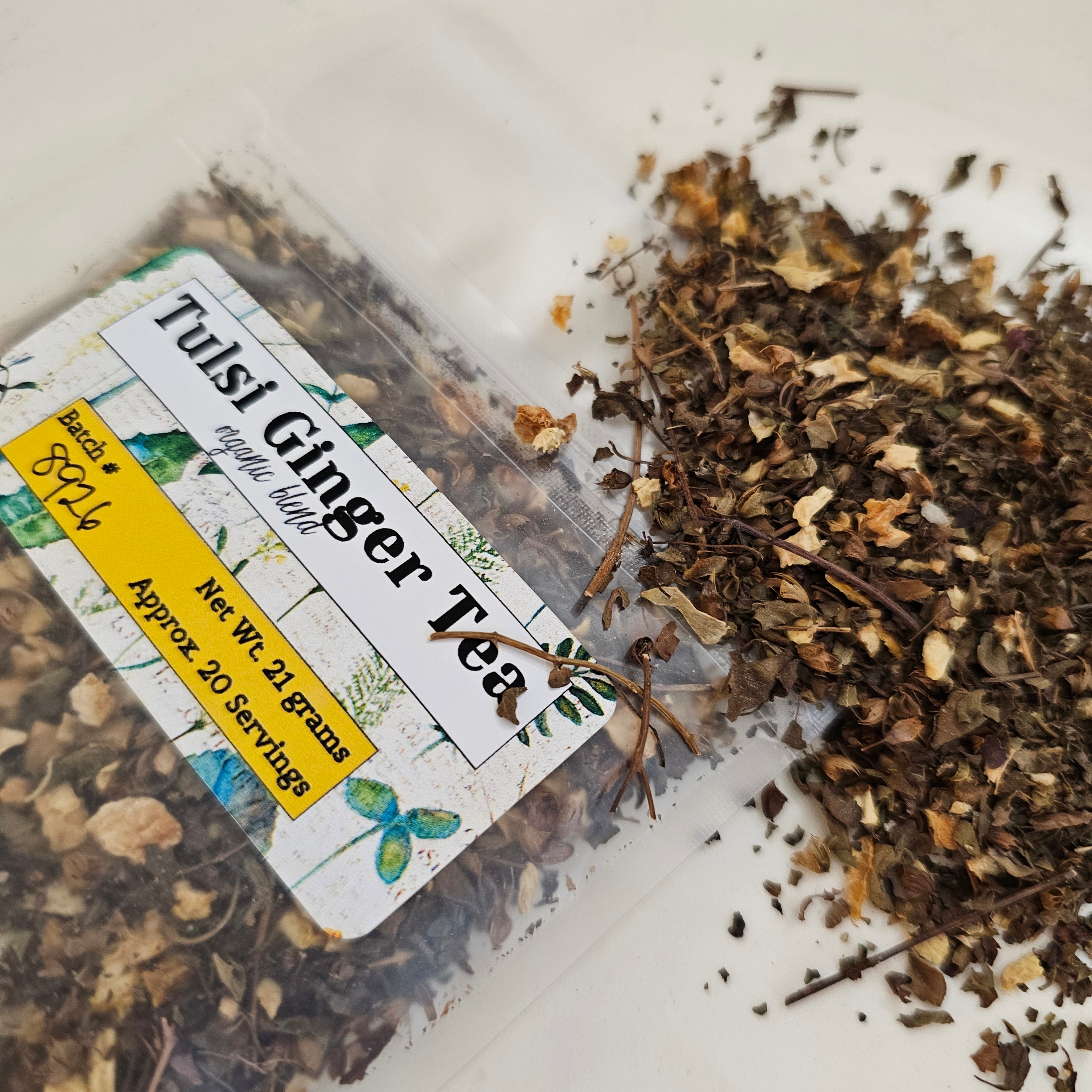 tulsi tobacco near me Tulsi Ginger Tea Blend