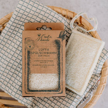 Load image into Gallery viewer, Luffa Dishwashing Sponge/Set of 2
