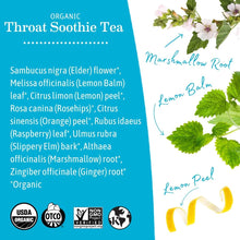 Load image into Gallery viewer, Organic Throat Soothie Tea