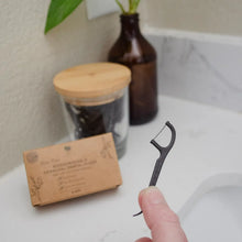 Load image into Gallery viewer, Biodegradable Charcoal Dental Floss
