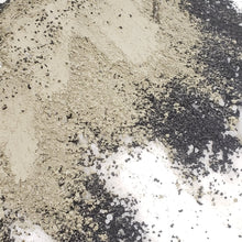 Load image into Gallery viewer, activated charcoal, sea clay, Epsom salt, Mediterranean, Black and Dead sea salt blend