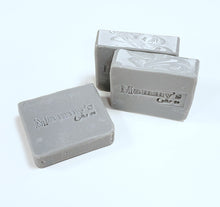 Load image into Gallery viewer, Three rectangular bars of soap with 'Mammy's Soap Co' text embossed on them, placed on a white surface.