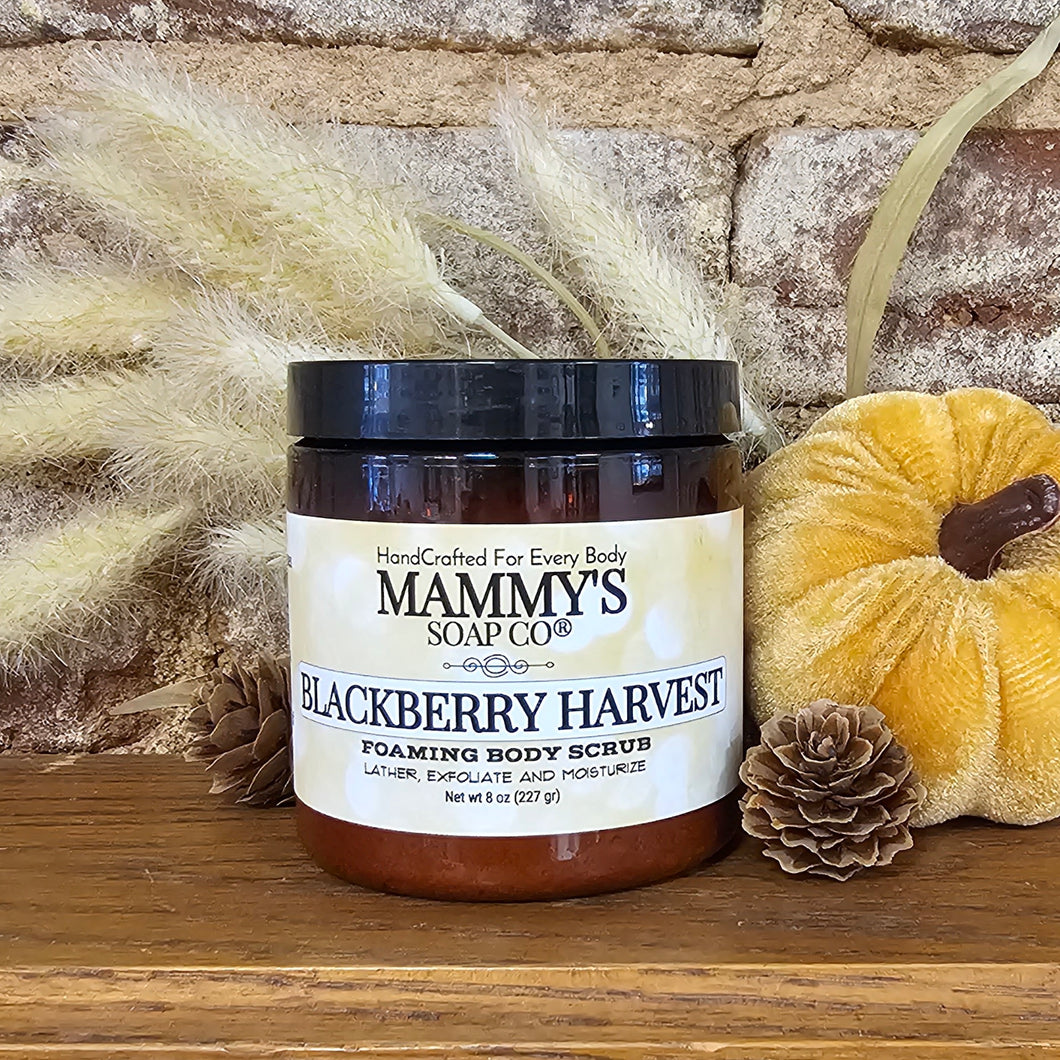 Blackberry Harvest Foaming Body Scrub