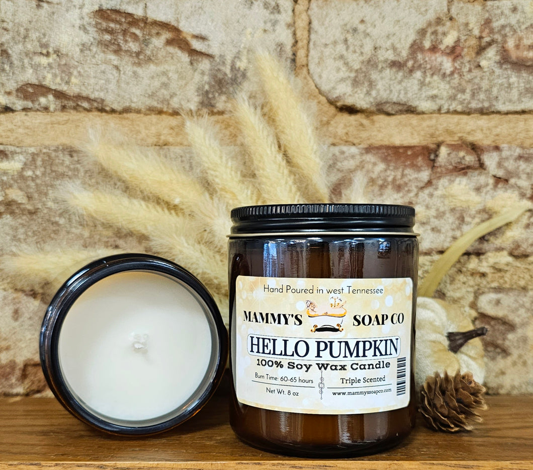 Hello Pumpkin Scented Soy Candle