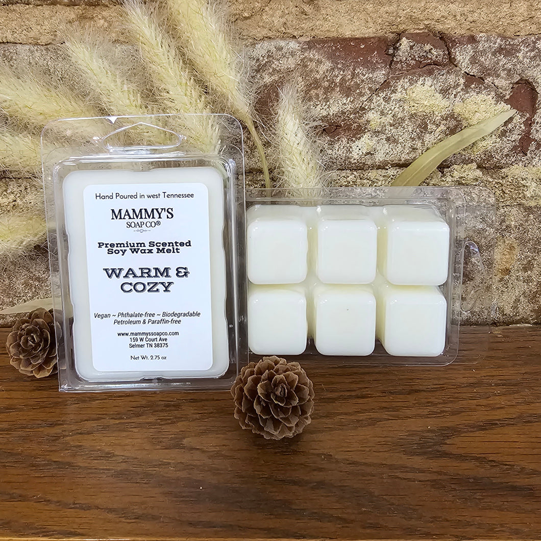 Warm & Cozy Scented Soy Wax Melt