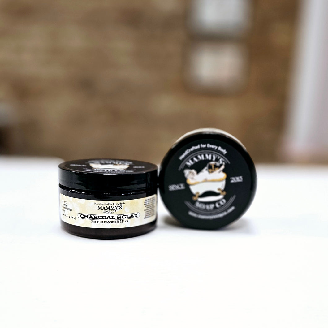 Charcoal & Clay Face Cleanser & Mask