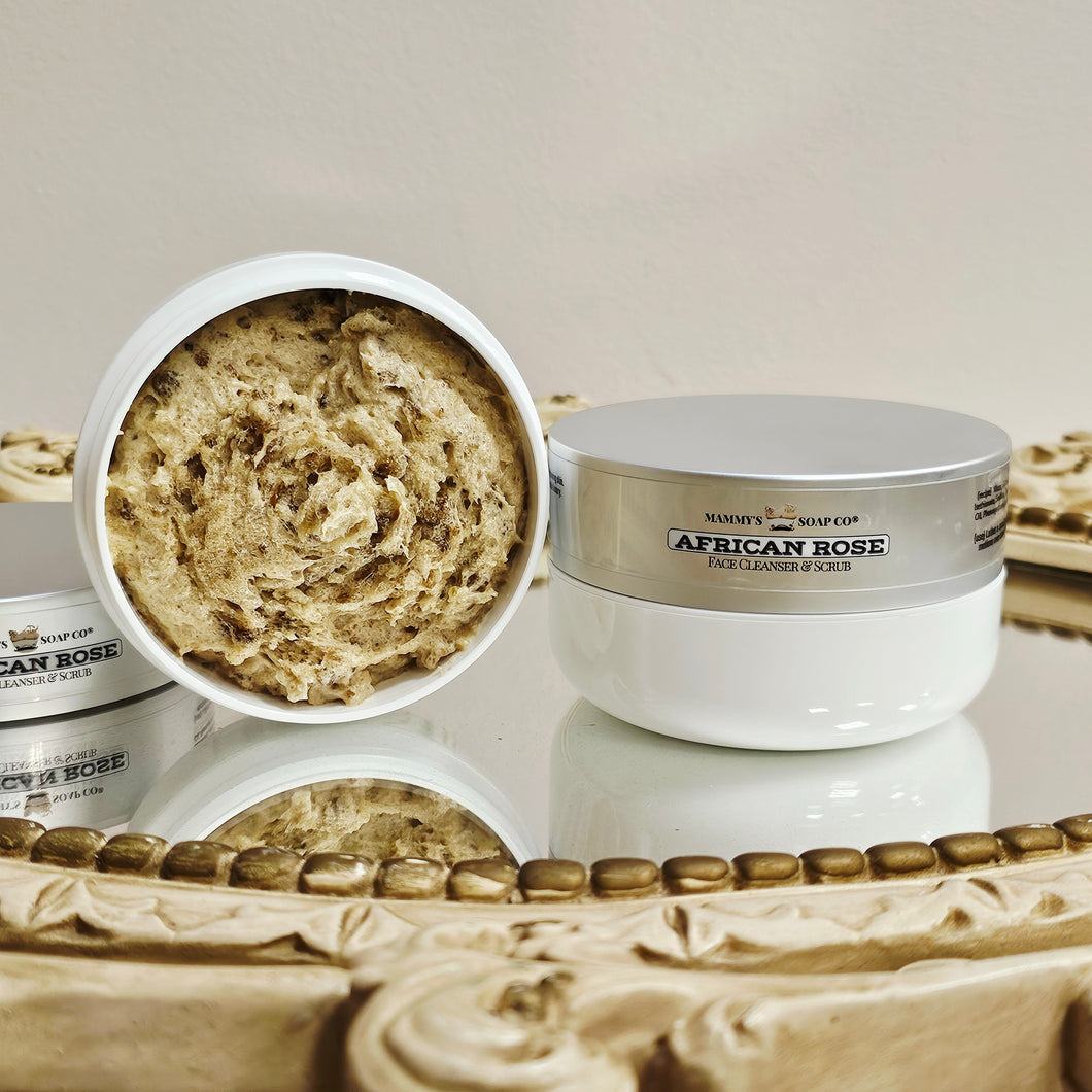 African Rose Face Cleanser & Scrub