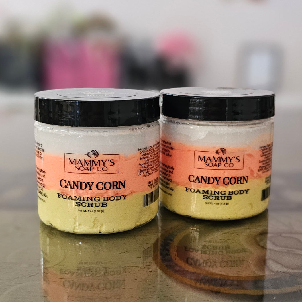 Candy Corn Foaming Body Scrub