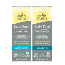 Load image into Gallery viewer, Lady Face Mineral Sunscreen Face Stick SPF 40
