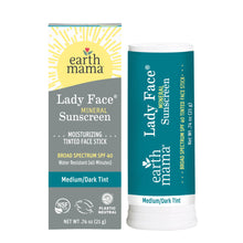 Load image into Gallery viewer, Lady Face Mineral Sunscreen Face Stick SPF 40
