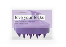 Load image into Gallery viewer, Lemon Lavender Love your Locks Wet &amp; Dry Scalp Massager
