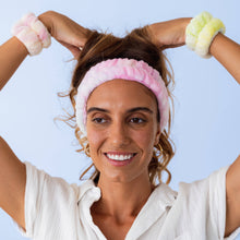 Load image into Gallery viewer, Face Washing Spa Headband and Wristband Set
