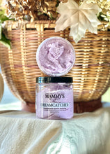Load image into Gallery viewer, Dreamcatcher foaming body scrub displayed with warm fall décor.


