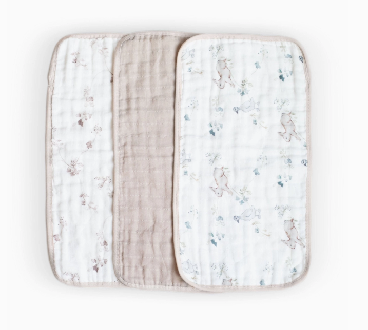 Organic Premium Burp Cloths - Ivy Hollow