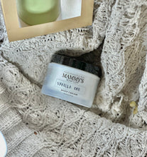Load image into Gallery viewer, Vanilla Oak Body Cream displayed on a cozy textured blanket.

