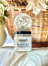 Load image into Gallery viewer, Working Joe foaming body scrub displayed with warm fall décor.


