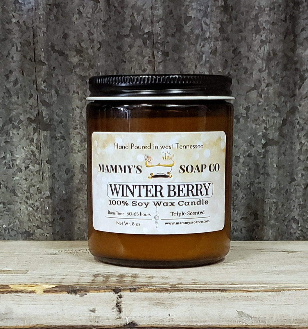 Winter Berry Soy Candle