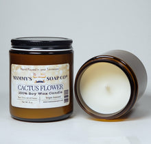 Load image into Gallery viewer, Cactus Flower Soy Candle
