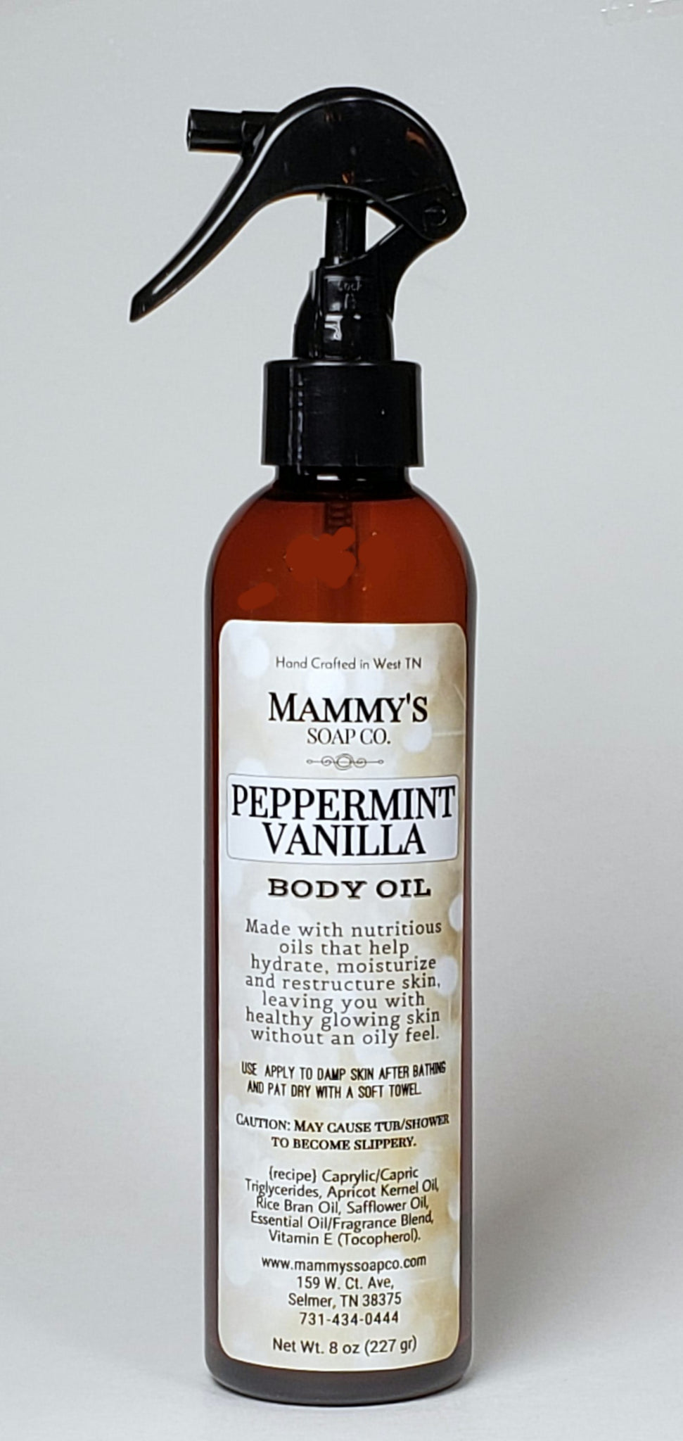 Peppermint + Vanilla Essential Oil Spray