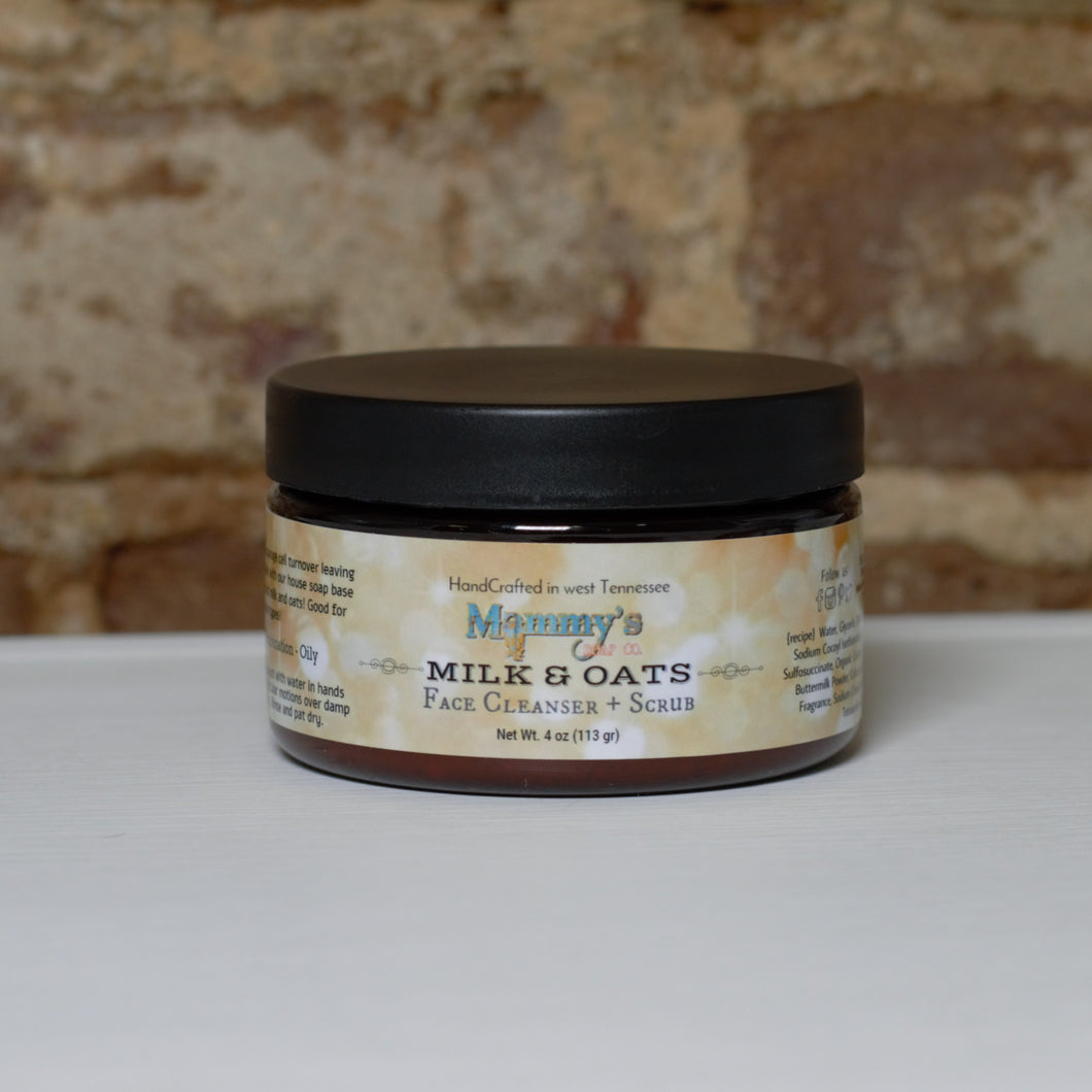 Milk & Oats Facial Cleanser & Scrub